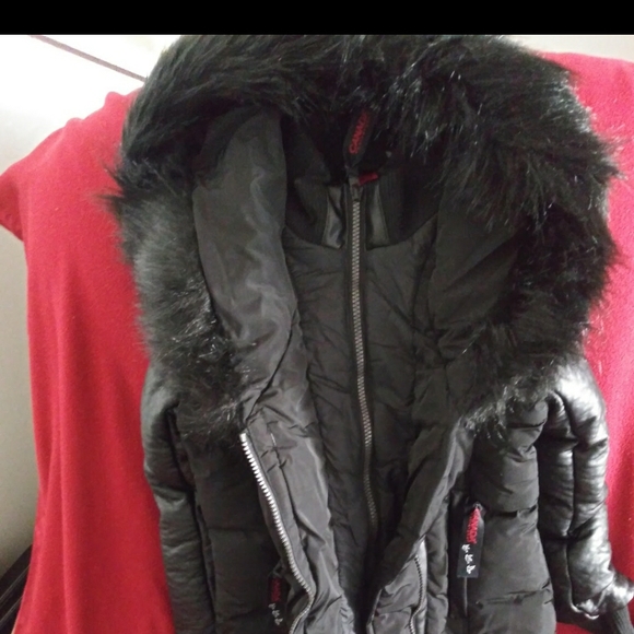 Girls long Canada Weathergear Coat - Picture 2 of 4